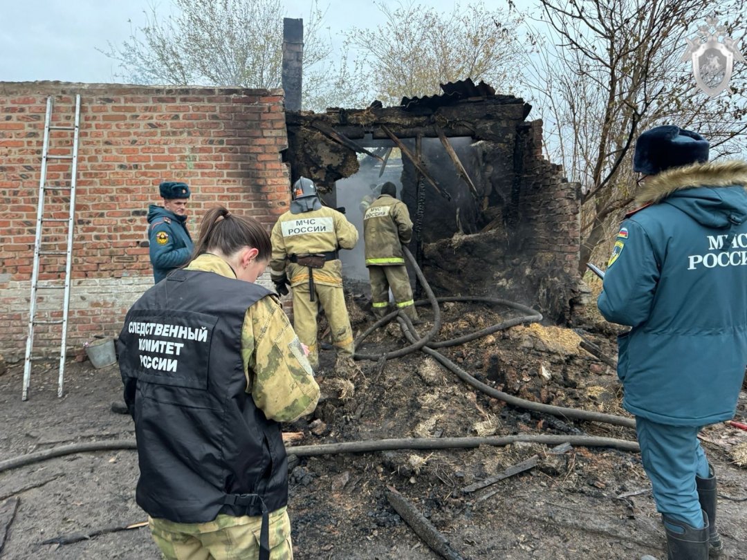 В Семикаракорском районе следователи возбудили уголовное дело по факту гибели шести человек в результате пожара